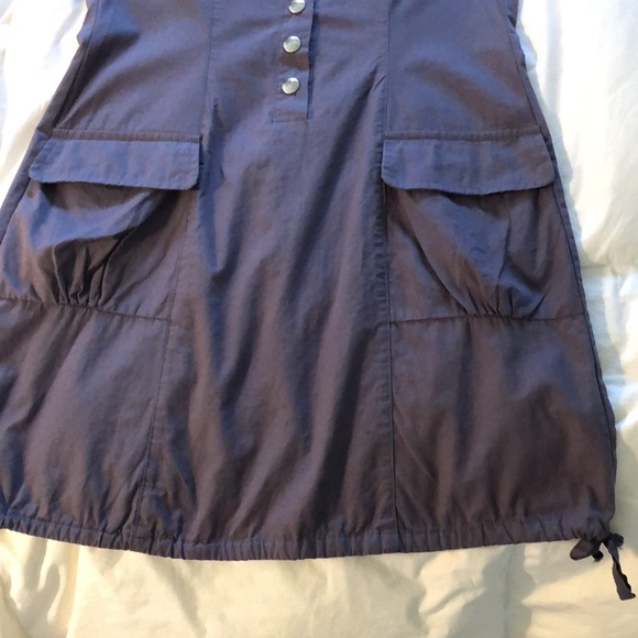 Cute 100% organic cotton dark grey mini dress - Picture 4 of 4